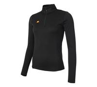 Ellesse Women's TELERO 1/2 Zip TOP Long Sleeve, Black, 6