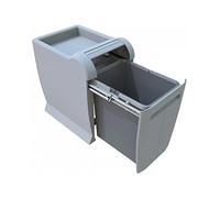 Elletipi City PTA 3040B Removable Waste Bin for Base, Grey, 28 x 42 x 44 cm