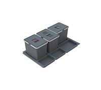 ELLETIPI Metropolis ptc22 09050 1 F C10 PPV Waste from Drawer, Grey, 81 x 46 x 22 cm