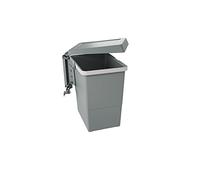 ELLETIPI PBN asg34 Line Swing 2.0 Automatic Large Capacity Plastic Door Bin 18 liters, Nylon, Dark Gray