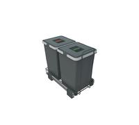 Elletipi PF01 34A2 Pull-Out Differentiated Waste Bin for Base Unit