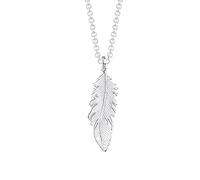 Elli 925 Sterling Silver Feather Pendant Minimal 0105922412_80