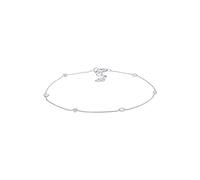 Elli Anklet Solitaire Star Crystals 925 Sterling Silver