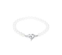 Elli Bracelet Elli Bracelet Heart Shell Core Pearl Crystals 925 Sterling Silver