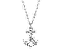 Elli Damen Halskette mit Anker Anhänger Maritim Meer Symbol See in 925 Sterling Silber