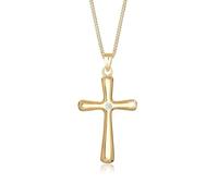 Elli Diamonds Necklace Women Cross Pendant Classic with Diamond (0.03 ct) in 925 Sterling Silver