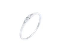 Elli DIAMONDS Ring Women Engagement Ring Bridal with Diamond (0.07 ct) in 925 Sterling Silver