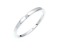 Elli DIAMONDS Ring Women Wrap Ring Modern with Diamond (0.045 ct.) in 925 Sterling Silver