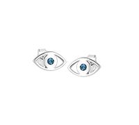 Elli Earrings 925 Sterling Silver Crystal Evil Eye