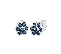 Elli Earrings 925 Sterling Silver Paw Crystals