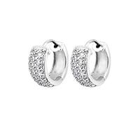 Elli Earrings Creole Crystals 925 Sterling Silver