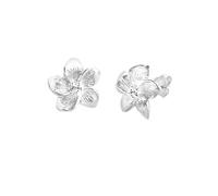 Elli Earrings Elli Earrings 925 Sterling Silver Flower Frangipani Crystals