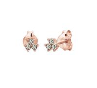 Elli Earrings Filigree Geo Classic Crystals 925 Silver Rose Gold Plated