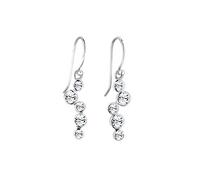Elli Earrings Women Drop Look Elegant with Crystals in 925 Sterling Silver
