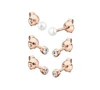 Elli Earrings Women Elegant with Freshwater Cultured Pearlss and Crystals in 925 Sterling Silver