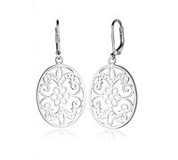 Elli Earrings Ladies Ornament Floral in 925 Sterling Silver