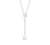 Elli Halskette Damen Y-Kette Stern Anhänger Filigran in 925 Sterling Silber