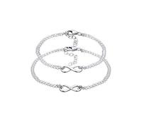 Elli Infinity Bracelet Mother Child Set Infinity Symbol 925 Silver