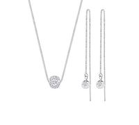 Elli Jewelry Set Basic Crystals 925 Sterling Silver