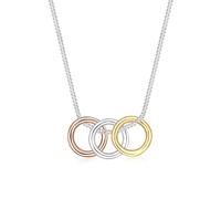 Elli Ladies 'Necklace with Circle Pendant - 0110732814 Rose-Gold - 45cm length