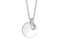Elli Necklace Birthstone April Crystals 925 Sterling Silver