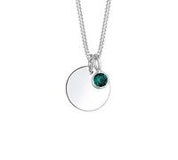 Elli Necklace Birthstone May Crystals 925 Sterling Silver