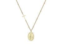 Elli Necklace by@lleennyyy Kreuz Kugeln Marienbild 925 Silber