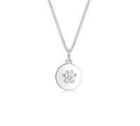 Elli Necklace Filigree Cat Animal Crystals 925 Sterling Silver