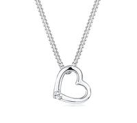 Elli Necklace Heart Crystal 925 Sterling Silver