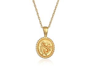 Elli Necklace Ladies Ornament Pendant Vintage Design in 925 sterling silver gold plated