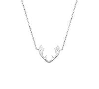 Elli Necklace Ladies Reindeer Antler Pendant in 925 Sterling Silver