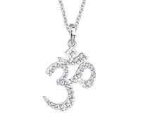 Elli Necklace Elli Necklace Om Crystals 925 Sterling Silver