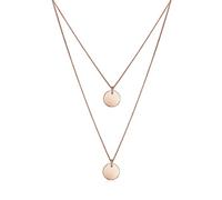 Elli Necklace Women 2-Layer Plate Pendant Trend in 925 Sterling Silver