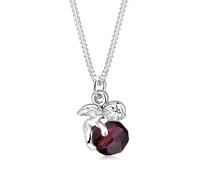 Elli Necklace Women Angel Pendant with Crystals in 925 Sterling Silver