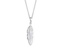 Elli Necklace Women Feather Pendant Playful in 925 Sterling Silver