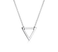 Elli Necklace Women Triangle Cut Out Pendant Trend in 925 Sterling Silver