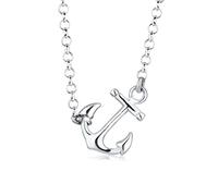 Elli Necklace Women with Anchor Pendant Maritime in 925 Sterling Silver