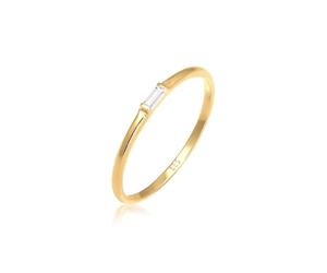 Elli PREMIUM Women Yellow Gold Engagement Plain Band Ring - 0608152117_58