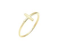 Elli Premium Women's Ring 375 Yellow Gold 925 Sterling Silver - 0609980115