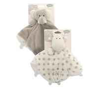 eLLi & Raff Embroidered Comfort Blanket - Eco Friendly Super Soft Toy for Babies and Toddlers made from Recycled fibres (eLLi (Elephant))