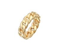 Elli Ring Ladies Chunky Chain Trend In 925 Sterling Silver Gold Plated