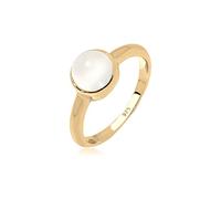 Elli Ring Ladies Solitaire with Moonstone in 925 Sterling Silver