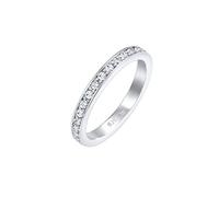 Elli Ring Women Band Ring Glamourous with Crystals in 925 Sterling Silver