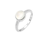 Elli Ring Women Solitaire with Moonstone in 925 Sterling Silver
