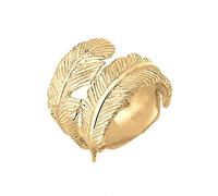 Elli Ring Women Wrapped Feather Motif Trend in 925 Sterling Silver