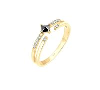 Elli Ring Wrapped Ring Zirconia Crystals Silver