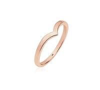 Elli Ring Ladies V Shape Stacking Trend in 925 Sterling Silver
