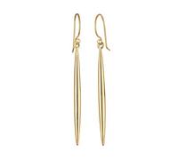 Elli Women Bar Drop Minimal Basic 925 Silver Gold Plated Earrings