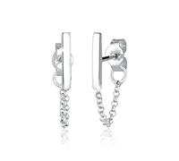 Elli Earrings Ladies Stud Earrings Chain Rod Geo Basic Trend in 925 Sterling Silver