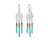Elli Women Dangle Ornament Boho Festival 925 Sterling Silver Earrings